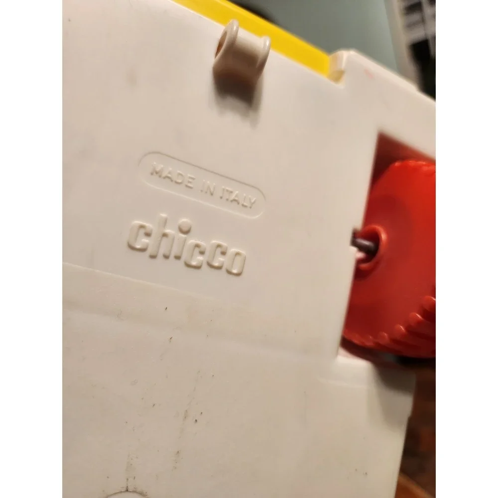Vtg 80's Rare Chicco The Big Hook Utility Toy Vehicle Excell Cond See Photos 12